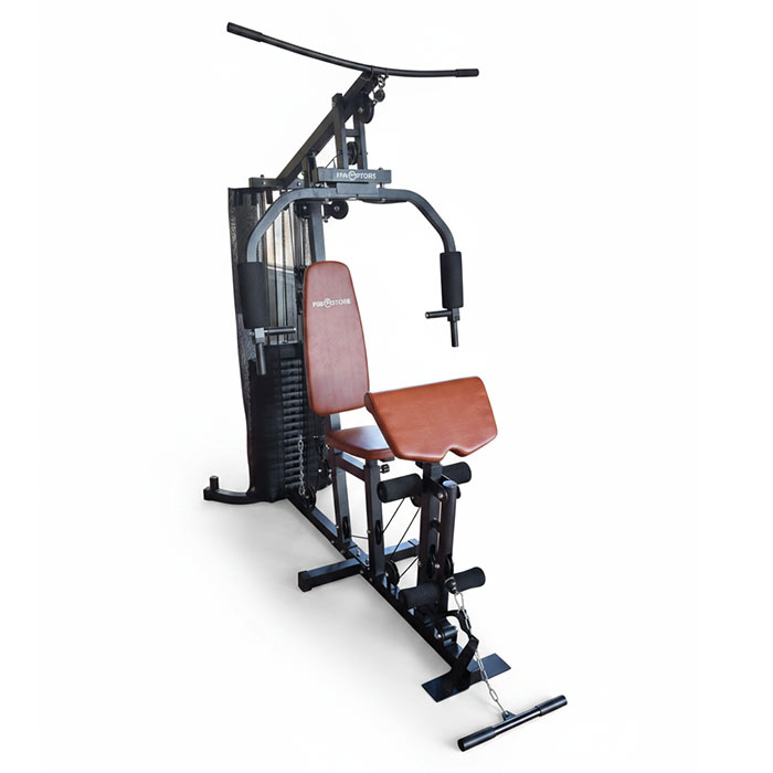 Home Gym Multifunzionale con Leg Press e Pacco Pesi da 100 kg – Palestra Multifunzione Compatta per Allenamento Completo a Casa