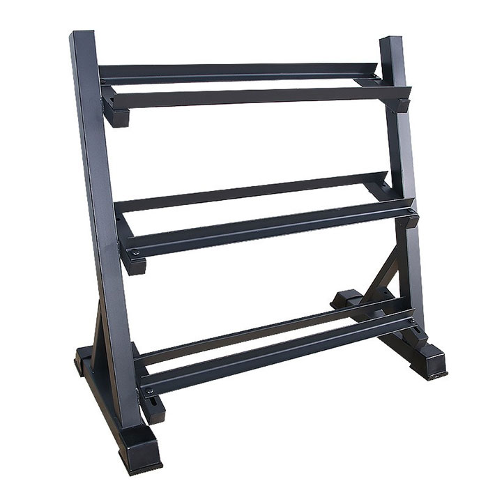 Rastrelliera Porta Manubri 8 Coppie – Supporto Manubri Professionale in Acciaio per Palestra e Home Gym