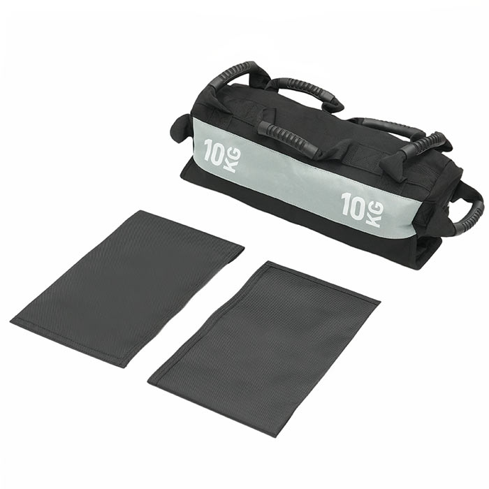 Sandbag Power Bag FisioStore – Sacca da Allenamento Funzionale Riempibile in Nylon Oxford con Maniglie Multiple 10/20/30 kg
