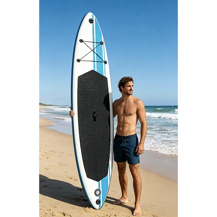 Sup gonfiabile stand up paddle 320x76x15 cm Tavola Paddle Board per Tutte le Acque Ideale per Principianti e Esperti-4